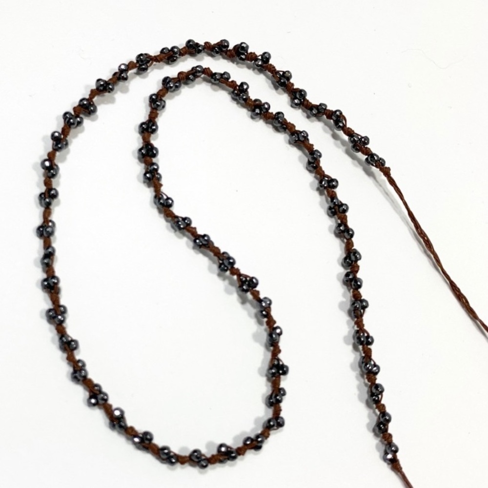 Boho Tiny Pyrite Necklace - Semi Precious